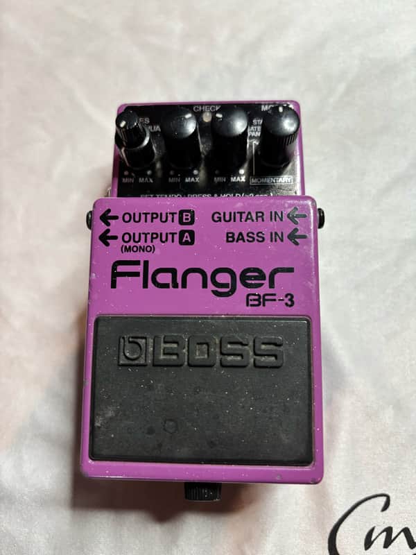 Boss BF-3 Flanger (Dark Gray Label) 2002 - Present - Purple image 1