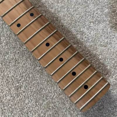 Maple Guitar Strat Style Neck and Rosewood Fretboard 22 Frets image 8