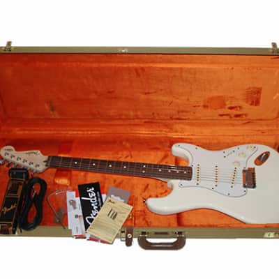 Fender Artist Series Jeff Beck Stratocaster Guitar 2013 in Olympic White image 3