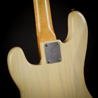 Fender Precision Bass Refin Trans Blonde 1-Piece Ash Body 1966 image 4