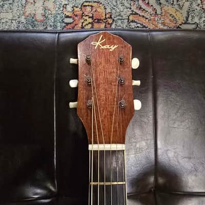 1948 Kay Archtop - K-36 Super Grand Auditorium Acoustic - Mahogany w/Case image 7