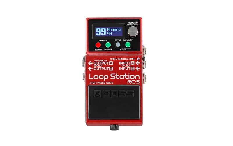 Boss RC-5 Loop Station 2020 - Present - Red image 1