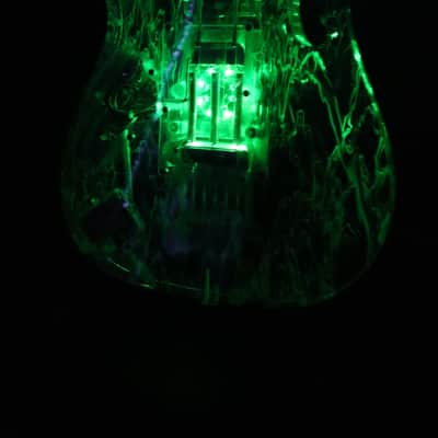 Ibanez JEM20th Steve Vai Signature 20th Anniversary 2007 - Clear Splatter image 11