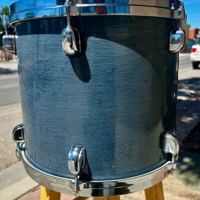 Japan Tama Starclassic Perfomer Birch 13x11 power tom 2000’s - Blue MIJ image 4