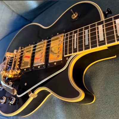 Gibson Custom Shop Historic Collection 3-Pickup '57 Les Paul Custom Black Beauty Reissue with Bigsby 1993 - 2002 - Ebony image 4