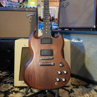 Gibson SGJ w/ RARE Pickups and Tuners ONE Year Only 2013 - Chocolate Satin image 3