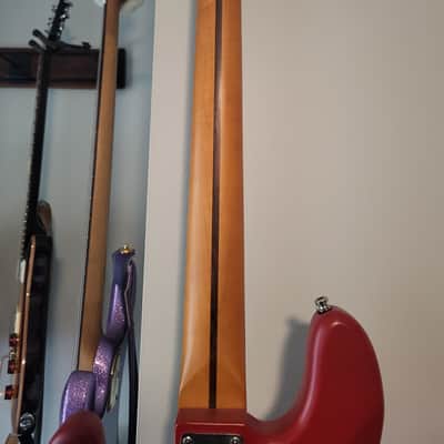 Squier 40th Anniversary Vintage Edition Precision Bass 2022 - Present - Satin Dakota Red image 8