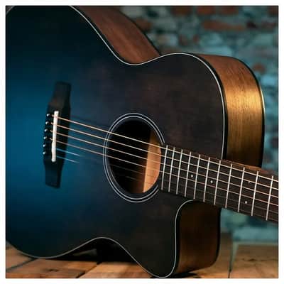 Cort Core Series CORE-OC OPLB Orchestra Cutaway Acoustic-Electric Guitar w/ Case – Solid Spruce Top, Open Pore image 7