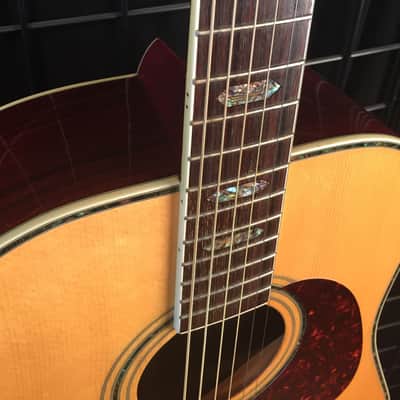 1990’s Sigma by Martin (Korea) DR-41 Dreadnought Acoustic Guitar w/ Hardshell Case image 7