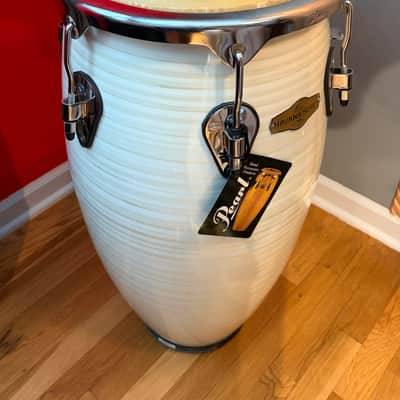 Pearl Havana Elite Series 11.75 inch Conga - Silver White Swirl image 5