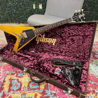 Gibson Custom Shop Master Artisan Collection Leo Scala Classic Black Flying V 2022 Korina image 1