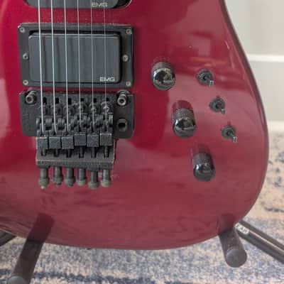 Charvel Model 4 – Late 1980s – Cherry Metallic – KH20 EMG Pickups – Excellent Player image 3