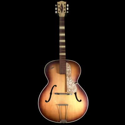 Hofner Vintage Archtop Acoustic Guitar - Blonde image 3