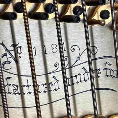 Lyon & Healy Concert Harp Style #21 1912 - Curly Maple, Sitka Pine, Gold leaf Gilding image 3