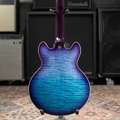 Gibson ES-339 Figured Semi-hollow Electric Guitar - Blueberry Burst with Hardshell Case image 9