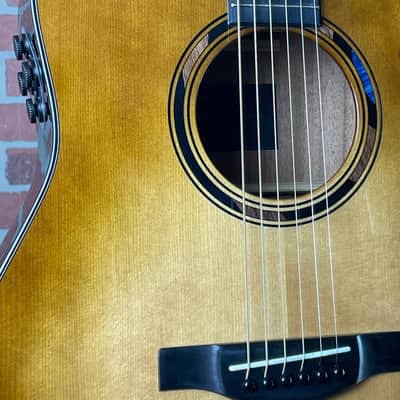 Yamaha TAG3 C TransAcoustic Dreadnought Acoustic-electric Guitar - Sand Burst image 3
