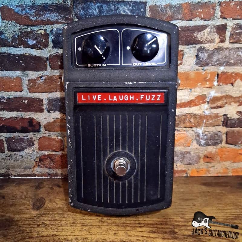 Mystic Effects Co Live Laugh Fuzz in Vintage Roland Sustainer Case *NEW* (2026 - Black) image 1
