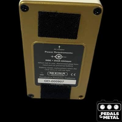 Mesa Boogie Goldmine California High Gain Overdrive 2010s - Gold - X18434 image 6