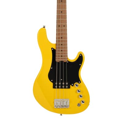 Cort GB-Short Scale | 4-String Electric Bass Guitar, Yellow Crush. New with Full Warranty! image 1