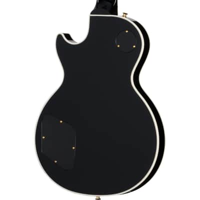 Gibson Les Paul Custom 70s Electric Guitar - Buttercream Top image 8