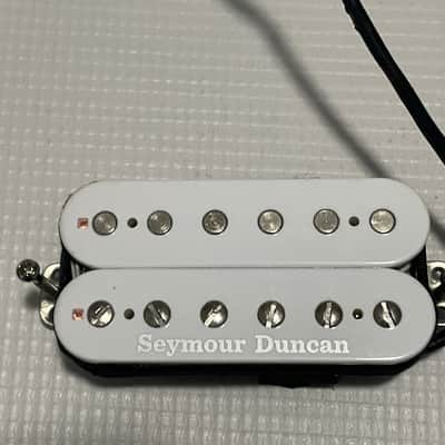 2019 Model USA Seymour Duncan TB-4 TB4 Trembucker White Bridge Humbucker Guitar Pickup 17.84k image 2