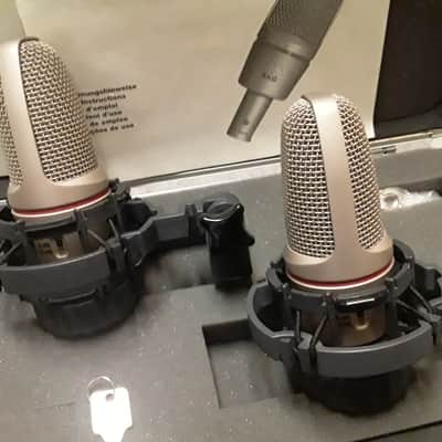 Pair of Akg Studio Condenser Mic's + Shockmounts, Cables & Locking Case (*Great for Drum Overheads*) image 6