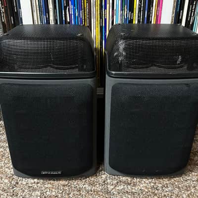 Vintage Optimus PRO LX5 Bookshelf Speaker Pair w/ Linaeum Tweeters UNTESTED image 1