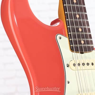 Fender American Vintage II 1961 Stratocaster Electric Guitar - Fiesta Red (StratAV261FRd1) image 6