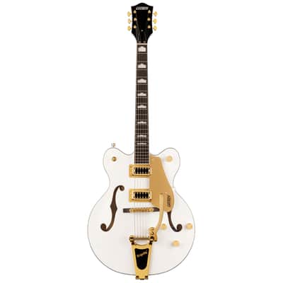 Gretsch G5422TG Electromatic Hollow Body Double-Cut with Bigsby/Gold Hardware, Snowcrest White image 1