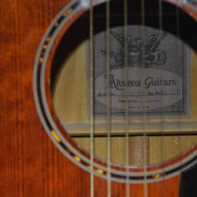 Alvarez Acoustic 5020 Sunburst Made in Japan Low Action 1980 image 5