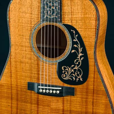 Martin D-45 Custom Tree of Life Premium Highly Flamed Koa NEW image 8
