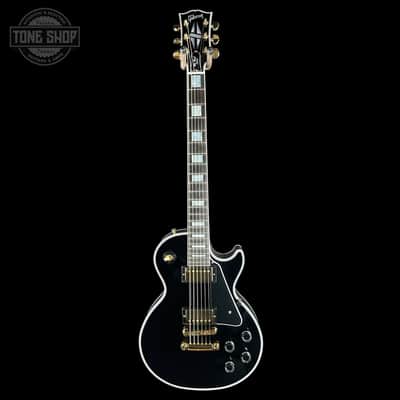 Gibson Custom Les Paul Custom Long Scale Ebony w/case CS601316 image 2