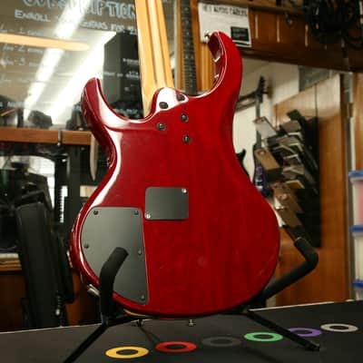 Ibanez BTB400QM - 2003 - Transparent Red - Made in Korea image 6