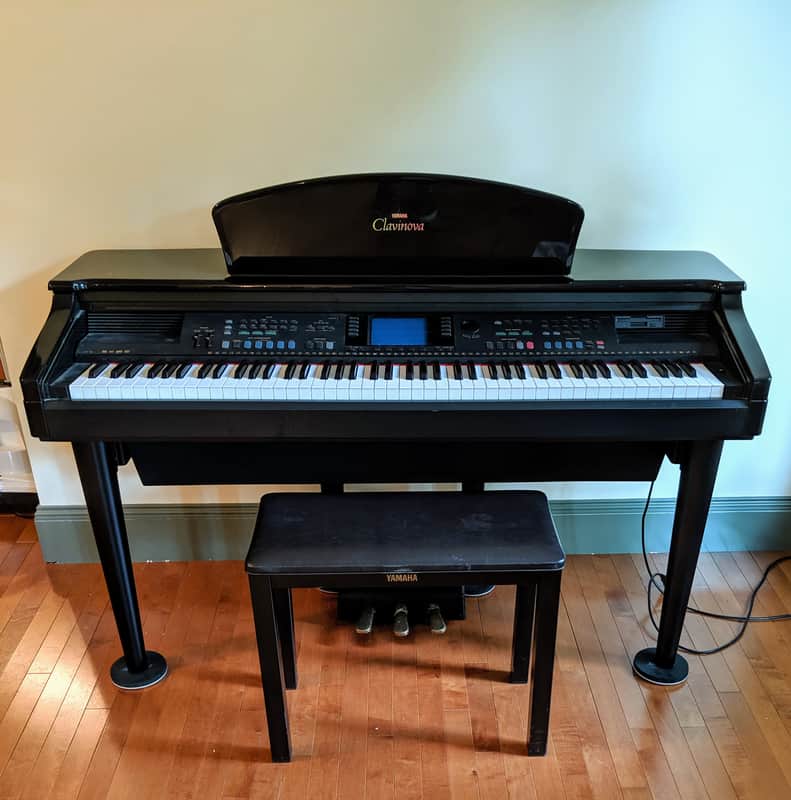 Yamaha Clavinova CVP-98 1997 Black | Reverb
