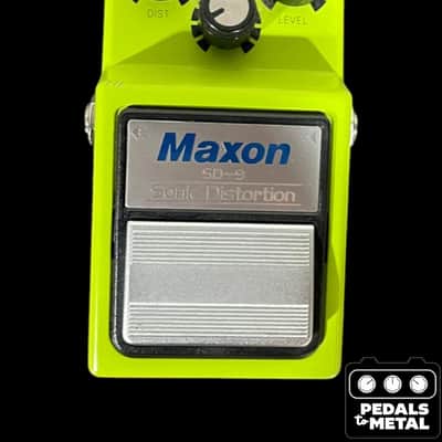 Maxon SD-9 Sonic Distortion 2010s - Neon Green - X17924 image 2