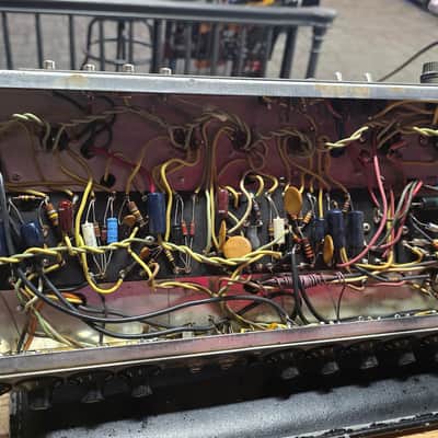 Vintage 1973 Fender Twin Reverb all tube 2x12 combo amp image 17