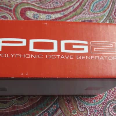 very lightly handled Electro-Harmonix EMPTY CARDBOARD BOX and original Owner's Manual + Warranty / Registration paperwork ONLY for POG2 Polyphonic Octave Generator (NO pedal / NO adapter) 2014 (can be home for different year POG2 pedal) image 12