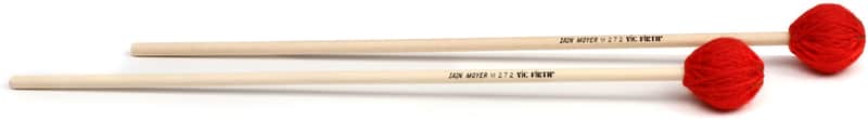 Vic Firth Corpsmaster Iain Moyer Signature Marimba Mallets - Medium Hard - Hard (2-pack) Bundle