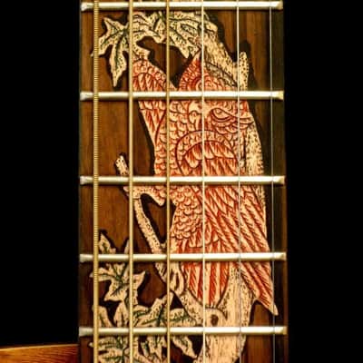 Blueberry Handmade Acoustic Guitar Jumbo Size - Alaskan Spruce and Mahogany - Built to Order image 8