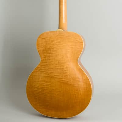 National  New Yorker Arch Top Hollow Body Electric Guitar (1941), ser. #993G, period brown hard shell case. image 2