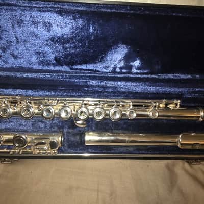Emerson Intermediate Open-Hole Flute with Original Hard Case & Cleaning Rod - Oct 1992 Vintage image 8