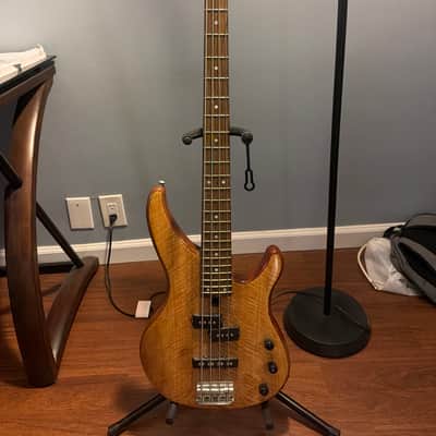 Yamaha TRBX174EW Mango Wood 4-String Bass 2010s - Natural image 1