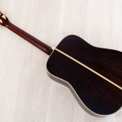 1977 Yamaha L-10 Vintage Dreadnought Acoustic Guitar, Spruce & Rosewood w/ Case & Hangtag, Japan image 16