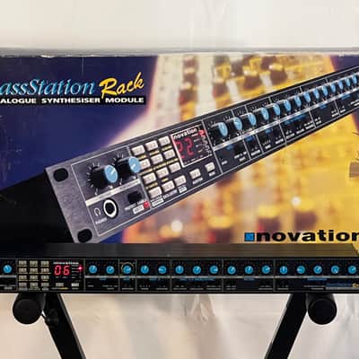 Novation Bass Station Rack Monophonic Synthesizer 1994 - Black