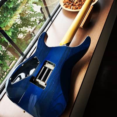 ESP ST style custom order RARE Neck Thru 80s image 3