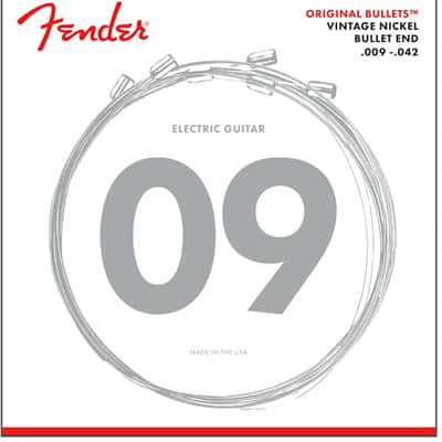 Fender SUPERSONIC BULLETS 3150L Pure Nickel Bullet End Electric Guitar String - .009-.042 image 1