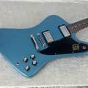 2017 USA Gibson Firebird Studio electric guitar in Pelham Blue with bag