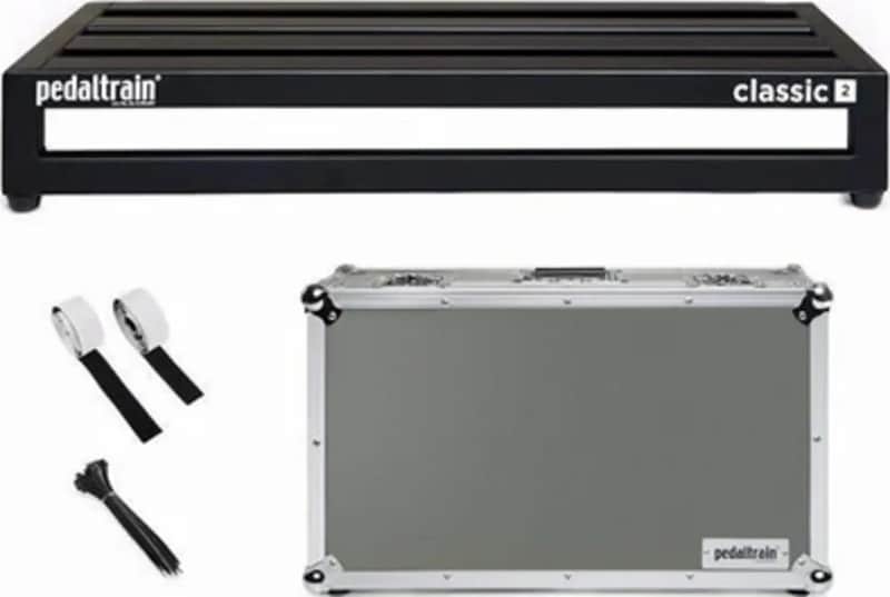 Pedaltrain Classic 2 Pedalboard, 24" x 12.5" w/ Tour Case image 1