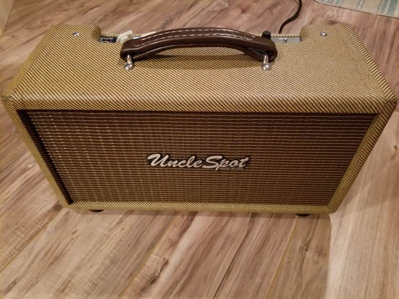 Uncle Spot Spring Reverb -analog tube driven- tweed with cover image 1
