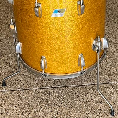 1970 LUDWIG Gold Sparkle Drum Set - Complete Set in Excellent Condition image 9